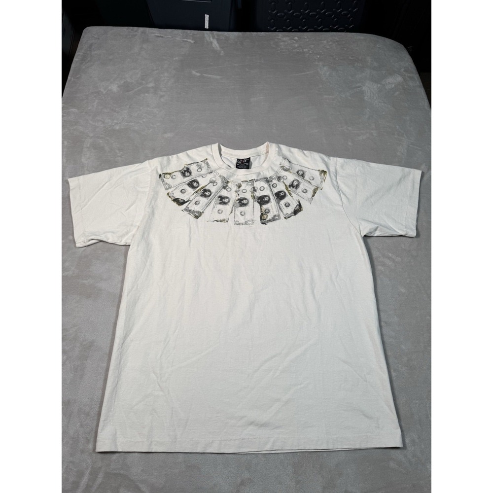 Saint Michael Money T Shirt Size XL White Made in Japan